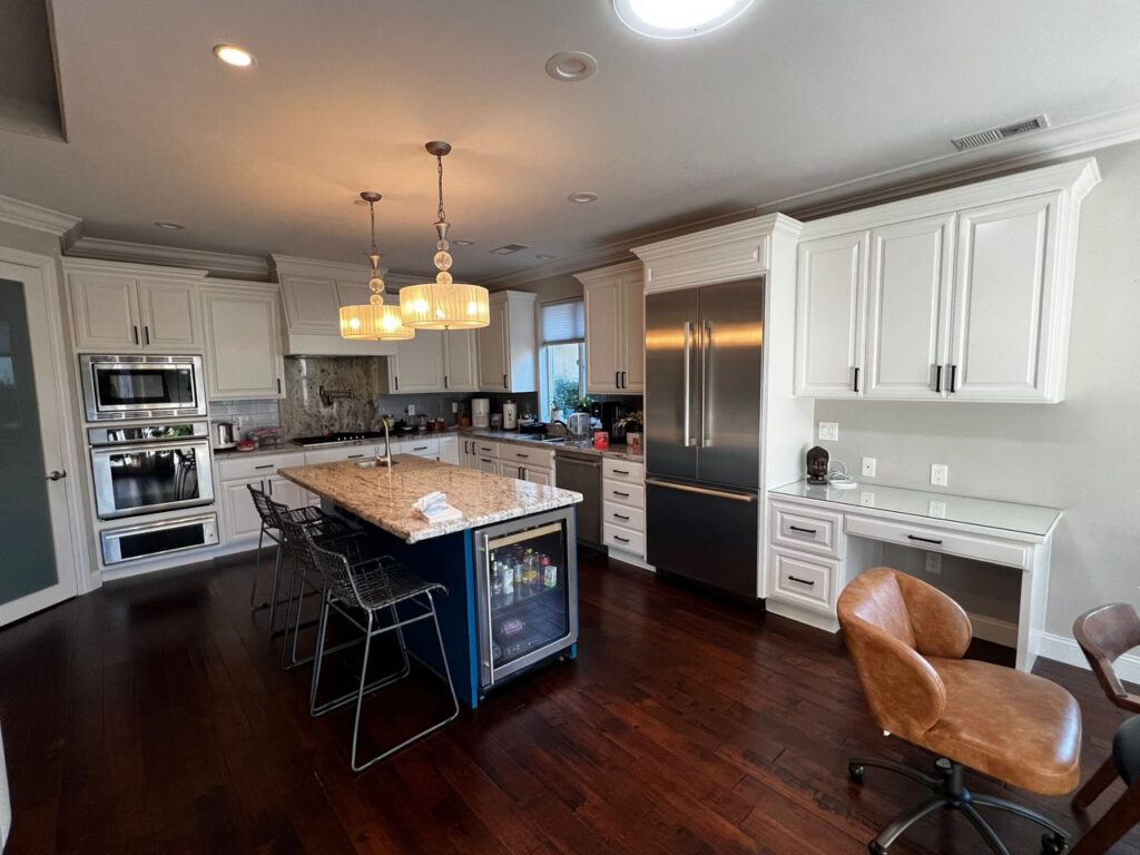 Customer review photo — kitchen remodel by Adval Construction