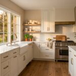 Finished kitchen remodel completed before the Bay Area rainy season